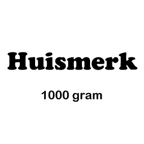 Huismerk - KVV 1000 gram